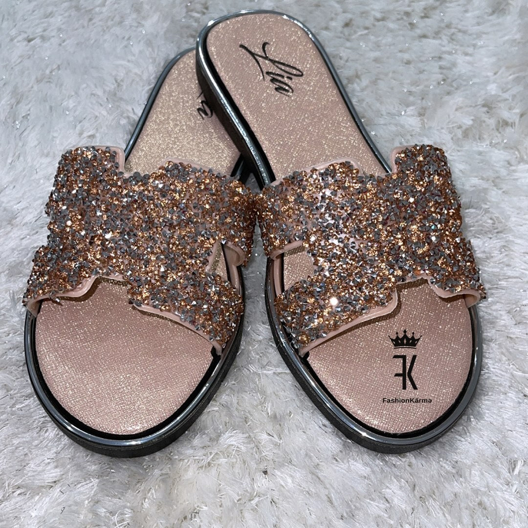 Scarlett Sandals -Rose Gold