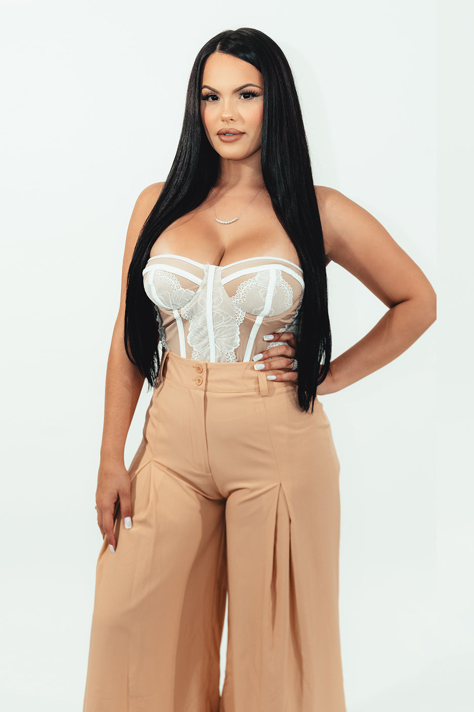 Bianca Strapless Crop Top