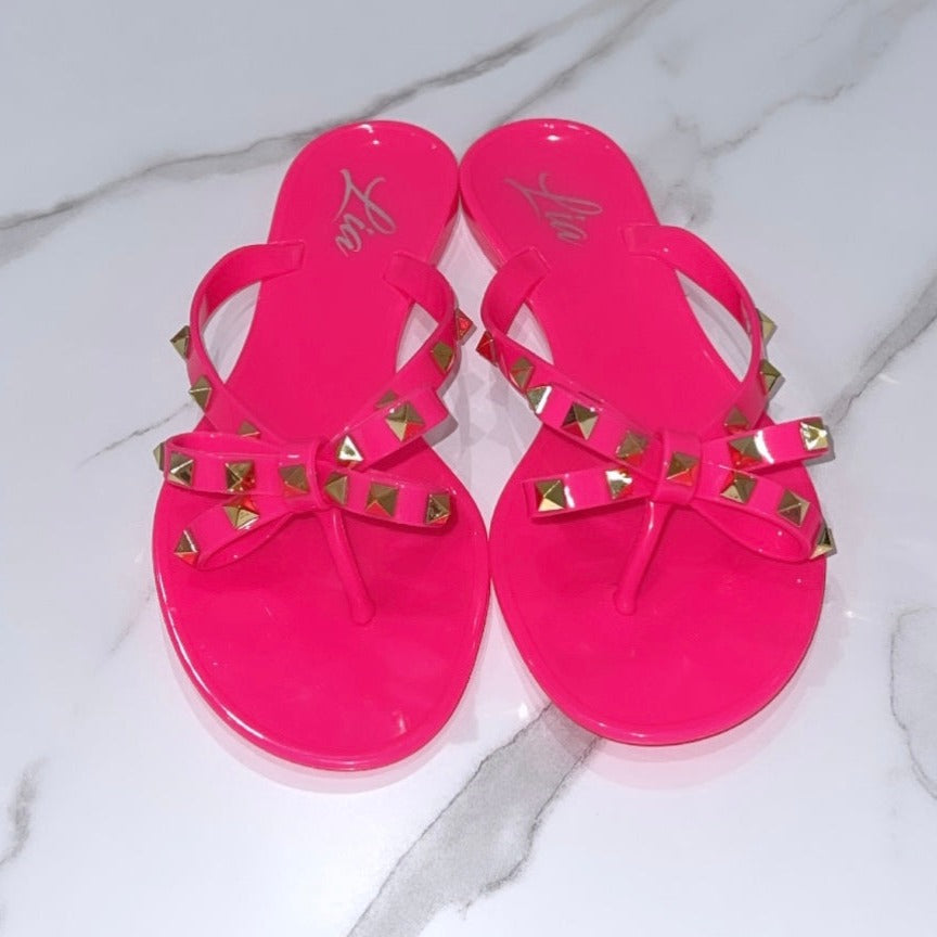 Jelly Sandals - Hot Pink